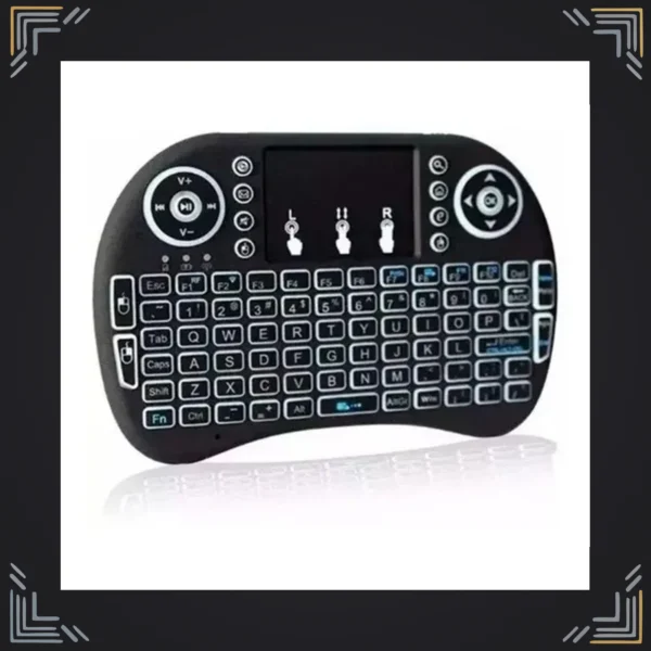 Teclado Inalámbrico con Touchpad para Smart TV