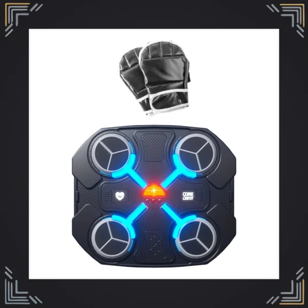 Máquina de Boxeo Musical LED con Guantes