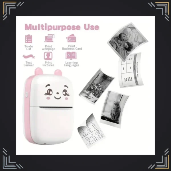 Mini Impresora Térmica Bluetooth sin Tinta