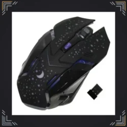 Mouse Gamer Inalámbrico Óptico Recargable RGB