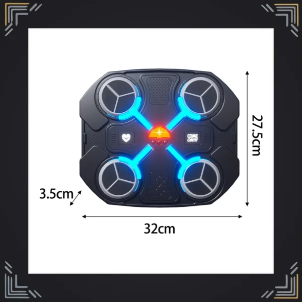 Máquina de Boxeo Musical LED con Guantes