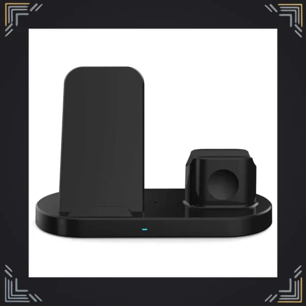 Base de Carga Inalámbrica 3 en 1 Qi