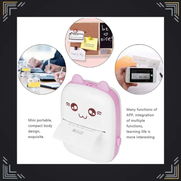 Mini Impresora Térmica Bluetooth sin Tinta