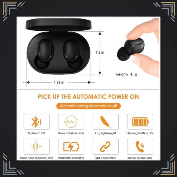 Audífonos Xiaomi Redmi Inalámbricos AirDots S Bluetooth 5.0