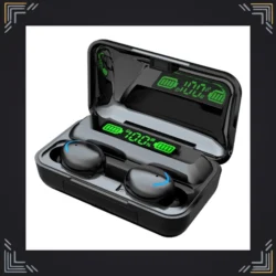Audífonos Inalámbricos TWS F9-5 IPX5 con Estuche de Carga