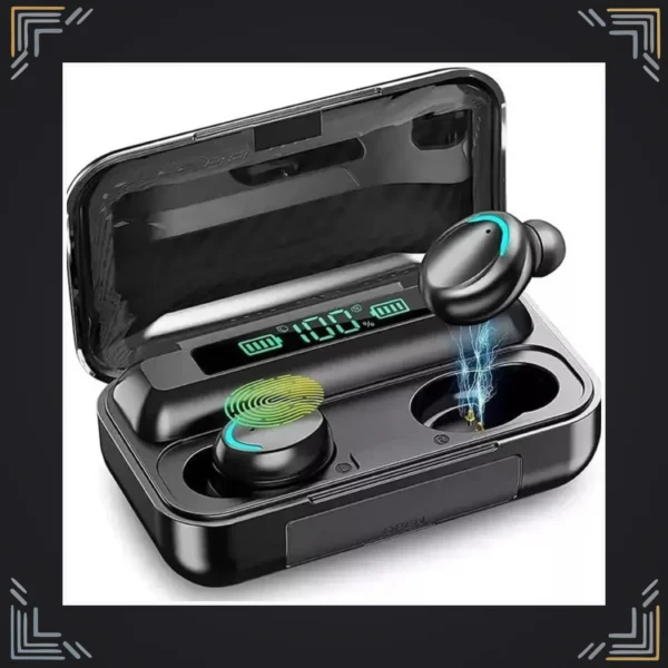 Audífonos Inalámbricos TWS F9-5 IPX5 con Estuche de Carga