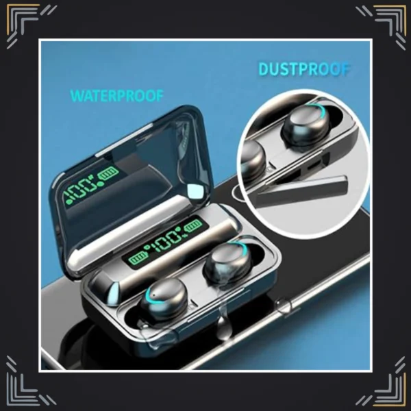 Audífonos Inalámbricos TWS F9-5 IPX5 con Estuche de Carga