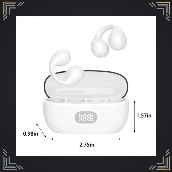 Audífonos Conducción Ósea Inalámbricos con Clip