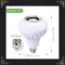 Bombillo LED Parlante Bluetooth RGB · Control Remoto · Base E27