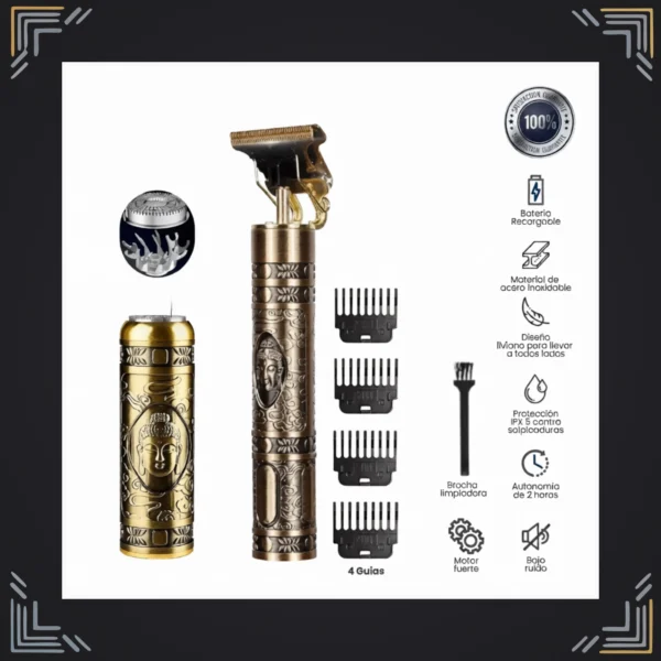 Combo Afeitadora Eléctrica + Patillera Recargable