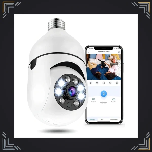 Cámara Bombillo WiFi 360° 1080P