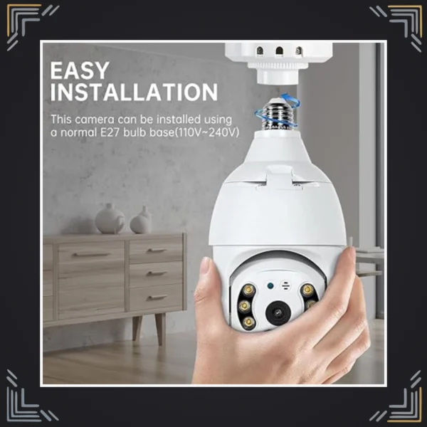 Cámara Bombillo WiFi 360° 1080P