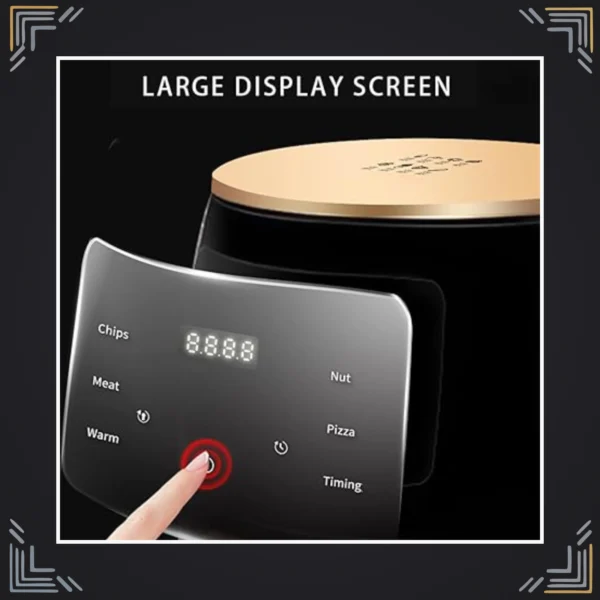 Freidora de Aire Sin Aceite 6 Litros 110V