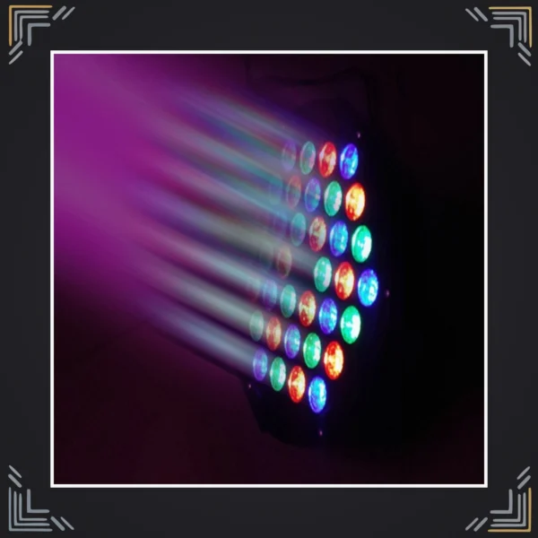 Proyector PAR LED 36 RGB 40W · Escenario y Fiestas · 110-240V