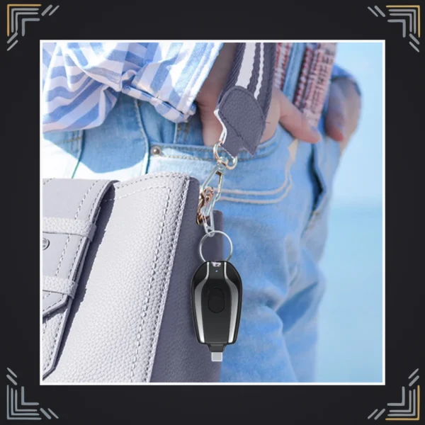 Llavero Power Bank 1500mAh Portátil