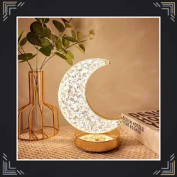 Lámpara LED Decorativa de Mesa Recargable Luna