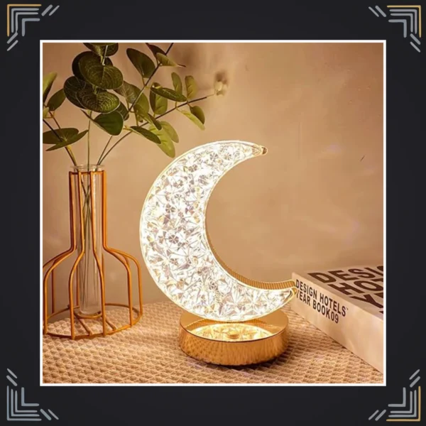 Lámpara LED Decorativa de Mesa Recargable Luna