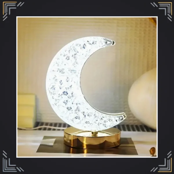 Lámpara LED Decorativa de Mesa Recargable Luna