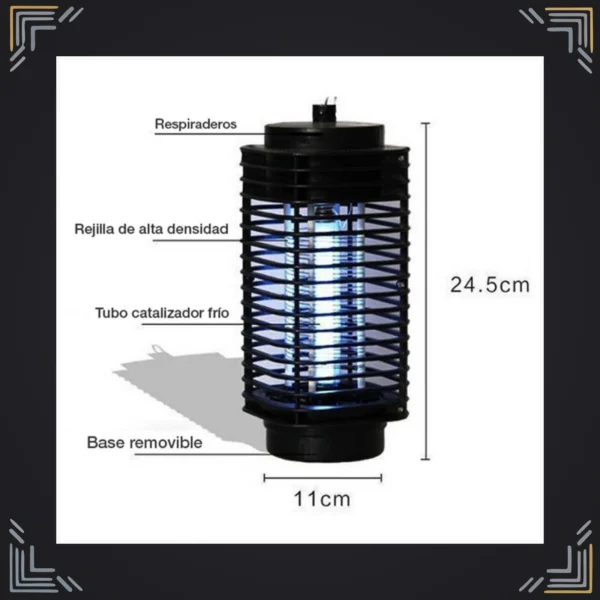 Lámpara Eléctrica Mata Mosquitos y Zancudos