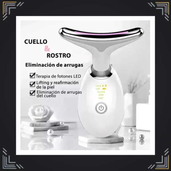 Masajeador Facial LED Recargable Forma T