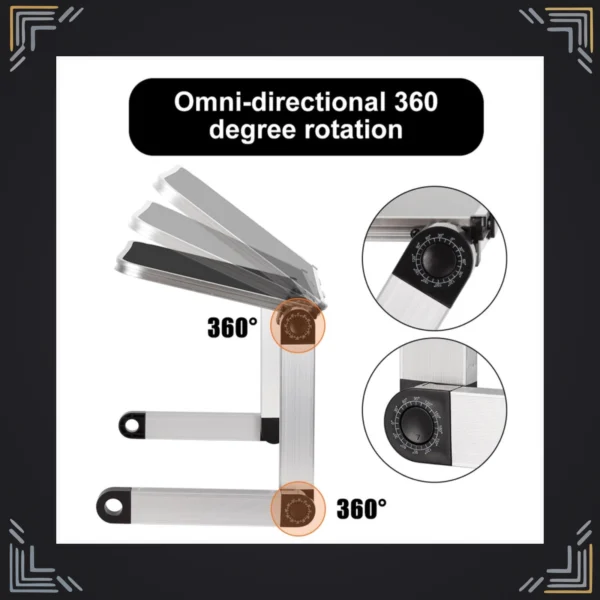 Soporte Plegable Aluminio para Tablet y Portátil