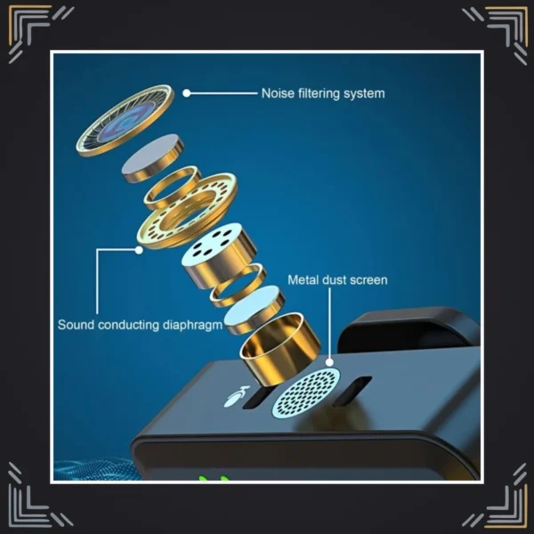 Micrófono Inalámbrico de Solapa Doble USB-C SX8