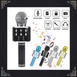 Micrófono Parlante Karaoke Bluetooth Inalámbrico 5W