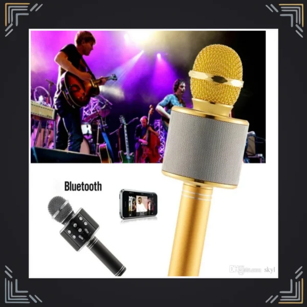 Micrófono Parlante Karaoke Bluetooth Inalámbrico 5W