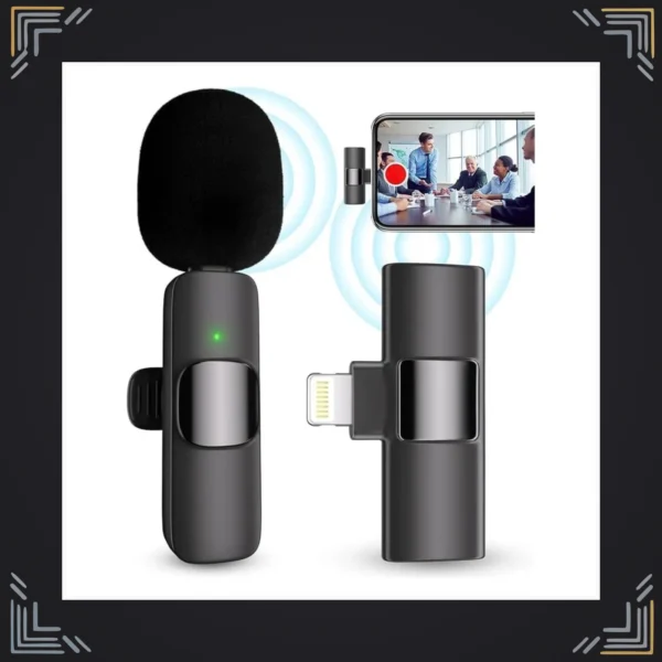 Micrófono Inalámbrico de Solapa para iPhone
