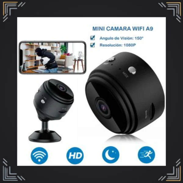 Mini Cámara Espía Full HD 1080P WiFi