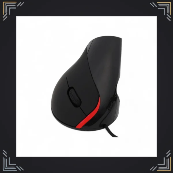 Mouse Vertical Ergonómico USB · 5 Botones · 400 DPI · Plug & Play