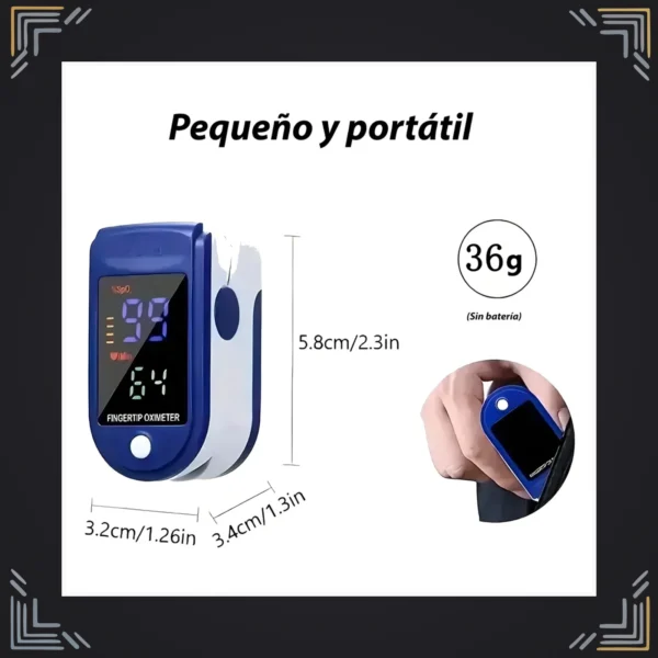 Oxímetro de Pulso Digital Fingertip SpO2