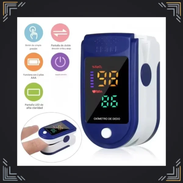 Oxímetro de Pulso Digital Fingertip SpO2