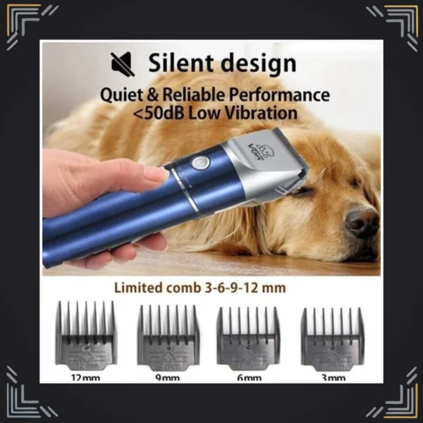 Cortadora Eléctrica Inalámbrica para Mascotas VGR V-098