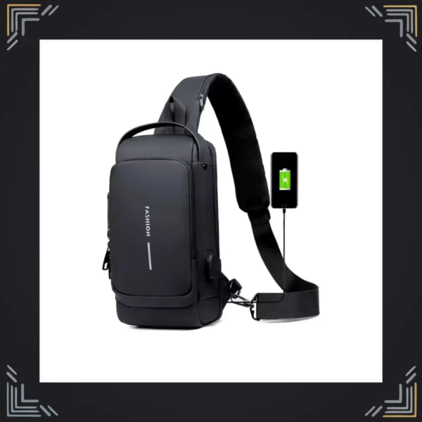 Mochila Antirrobo con Puerto USB y Cierre de Seguridad