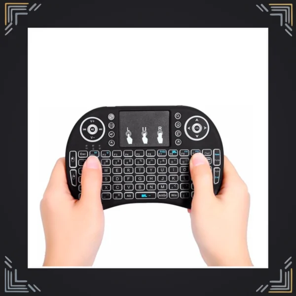 Teclado Inalámbrico con Touchpad para Smart TV