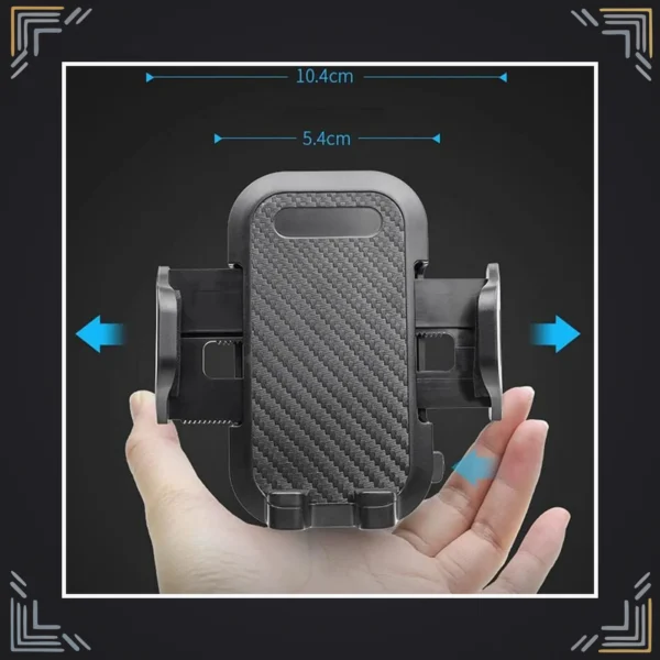 Soporte de Celular para Carro Ajustable ABS · Brazo 19–25 cm