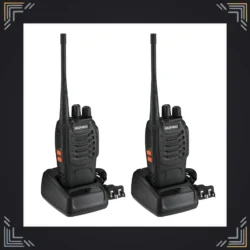 Walkie Talkie Baofeng BF-888S · Par · 5W · 3–5 km · Batería 1500mAh