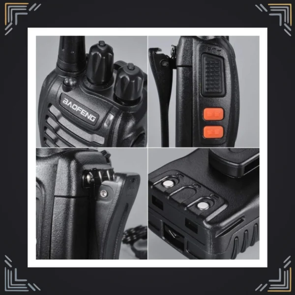 Walkie Talkie Baofeng BF-888S · Par · 5W · 3–5 km · Batería 1500mAh
