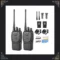 Walkie Talkie Baofeng BF-888S · Par · 5W · 3–5 km · Batería 1500mAh