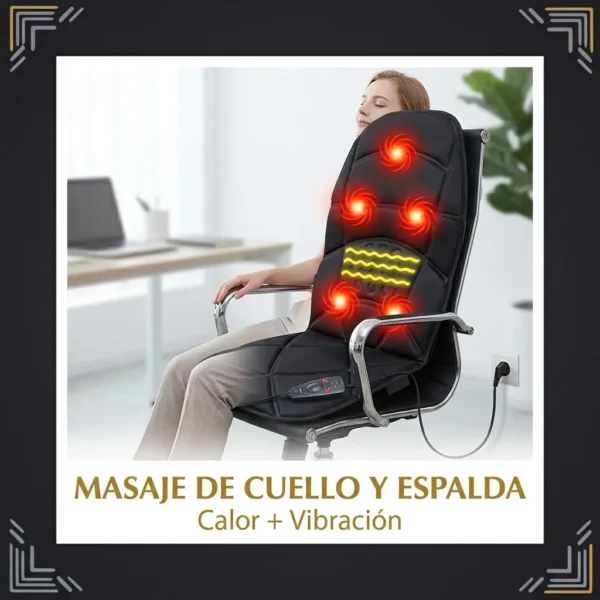 massageseat2 Asiento Cojín Masajeador Eléctrico